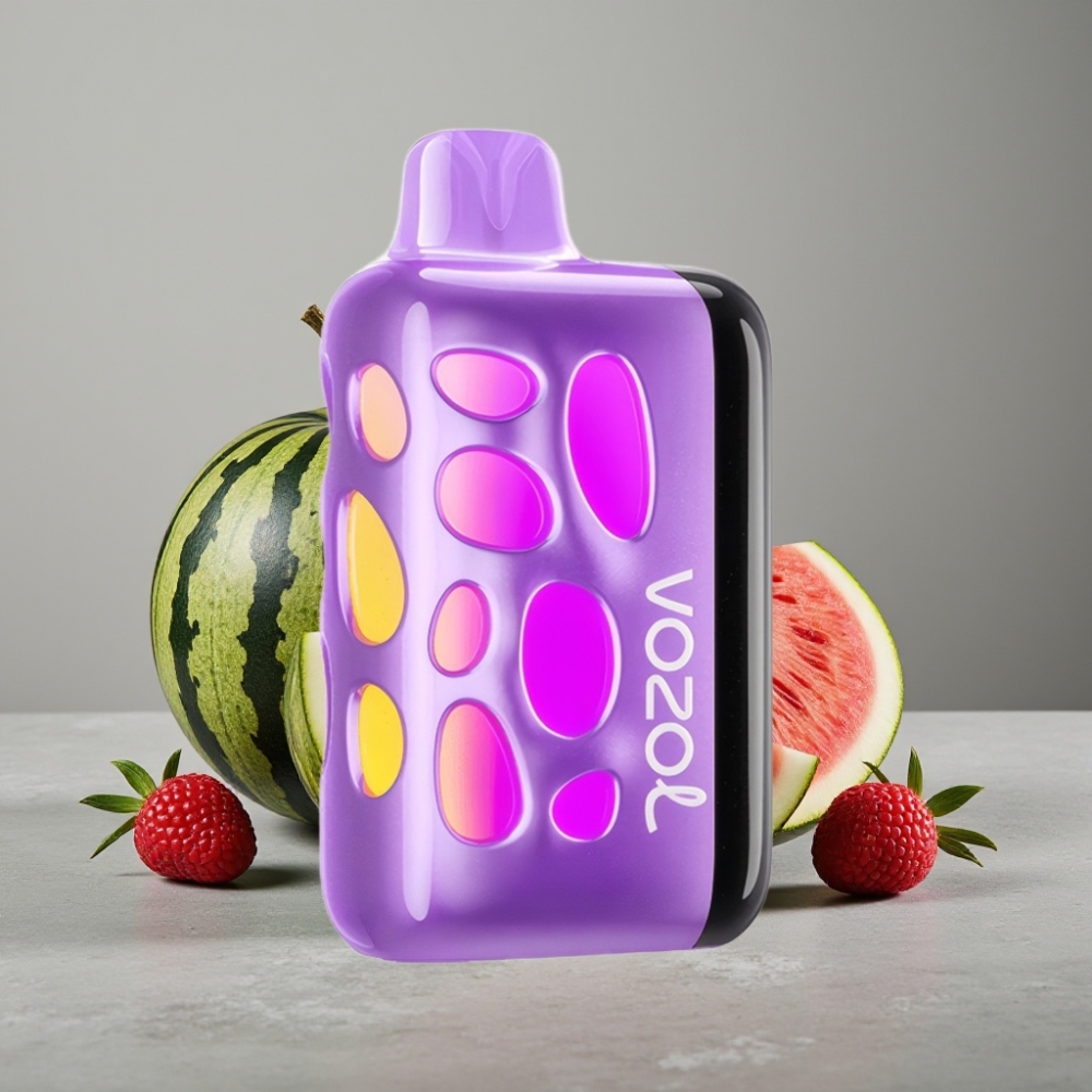 VOZOL RAVE 40000 Disposable Glow Beat-Sync 1000mAh Watermelon Razz Rancher