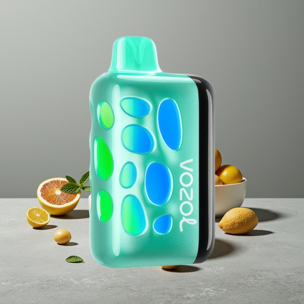 VOZOL RAVE 40000 Einweg-Vape – 270° Glow, Beat-Sync, Cool Mint