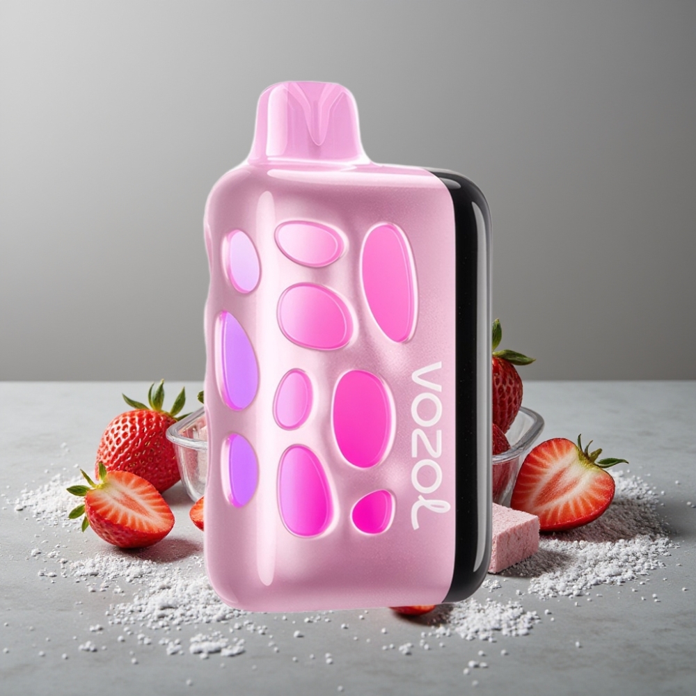 VOZOL RAVE 40000 Party-Modus Glow Design Erdbeer-Eis