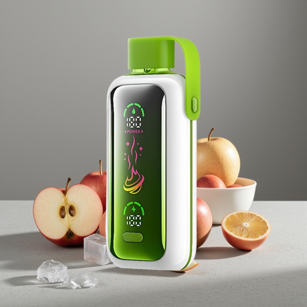 VOZOL Star 20000 Puffs 2.2" HD Spiegelbild Dual Mesh 650mAh Double Apple Ice