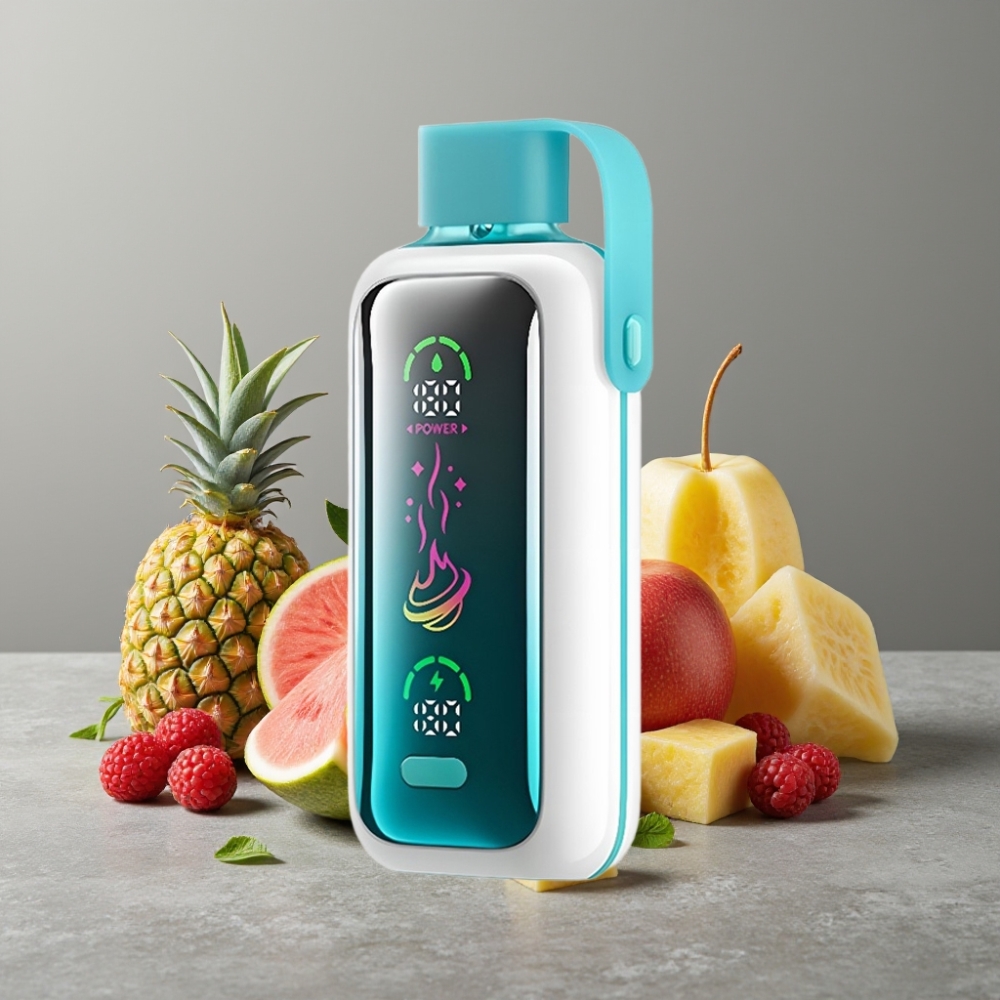VOZOL Star 20000 Puffs Dual Mesh 2,2" HD SpiegelAnzeige Himbeer Apfel Wassermelone Ananas