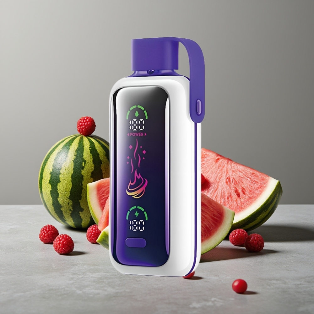 VOZOL Star 20000 Puffs Dual Mesh 2,2" HD Spiegelbild Himbeer-Wassermelone