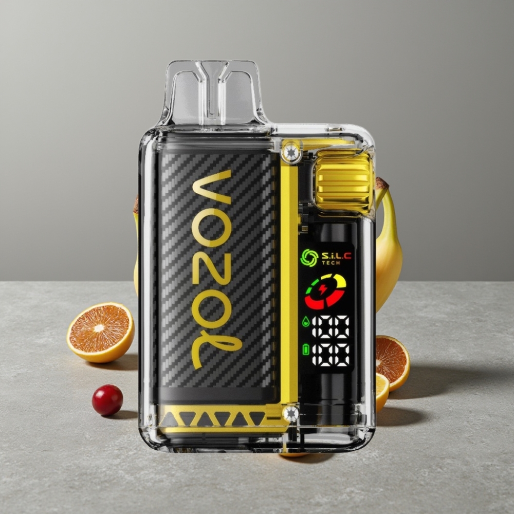 VOZOL Vista 20000 Puffs 650mAh OLED MTL S.i.L.C Tech Dragon Fruit Banana Cherry