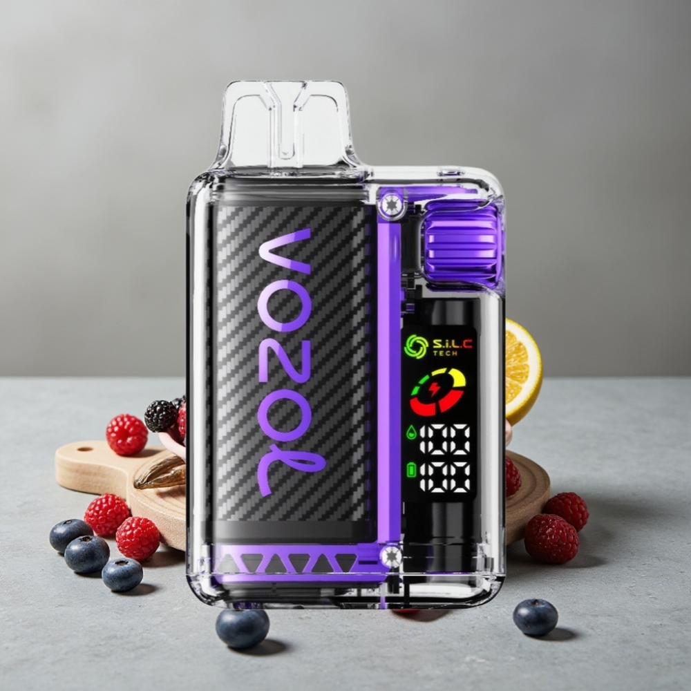 VOZOL Vista 20000 Puffs MTL 650mAh PCR Eco OLED S.i.L.C Dual Mesh MCU