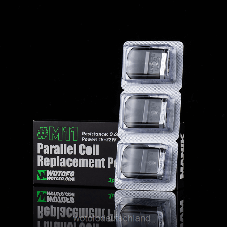 Wotofo Vape Price - Wotofo MANIK Mini-Ersatzkapsel 2P6PL88 M12 Nexmesh Spule eingebaut 3St