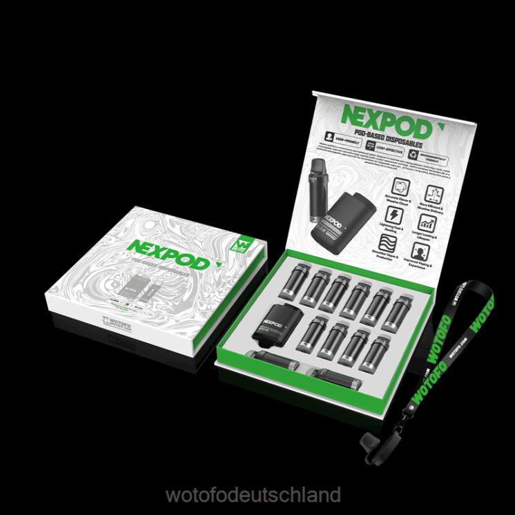 Wotofo Vape Price - Wotofo NEXPOD Kit 20 mg 2P6PL8 All-Inclusive-Box