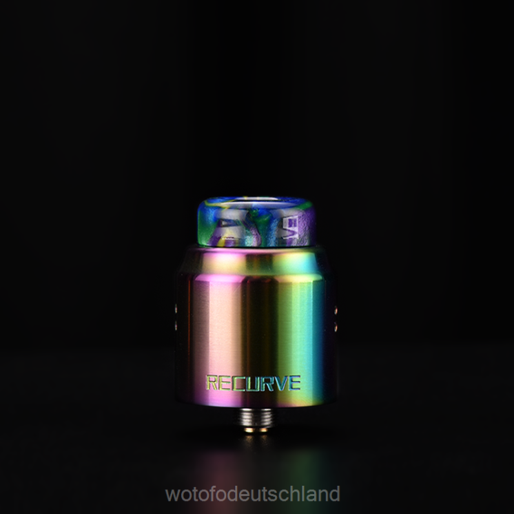 Wotofo Vape Review - Wotofo RECURVE Dual-RDA 2P6PL195 Regenbogen