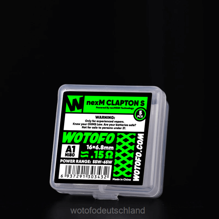 Wotofo Berlin - Wotofo NEXMESH Mesh-Spule 2P6PL312 Nexmesh Clapton S 5Stk