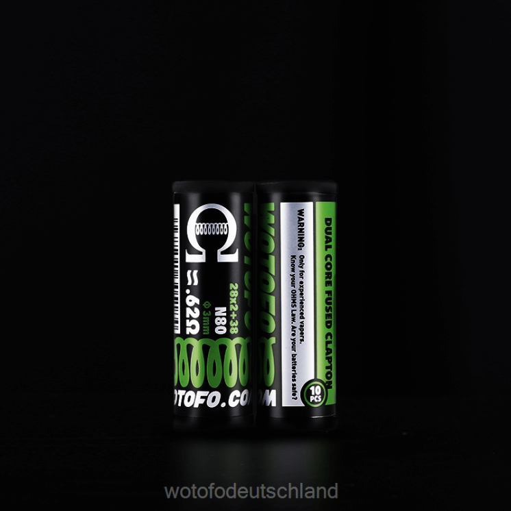 Wotofo München - Wotofo vorgefertigte Spulen 2P6PL333 Quad Core Fused Clapton 0,26 Ohm 10St