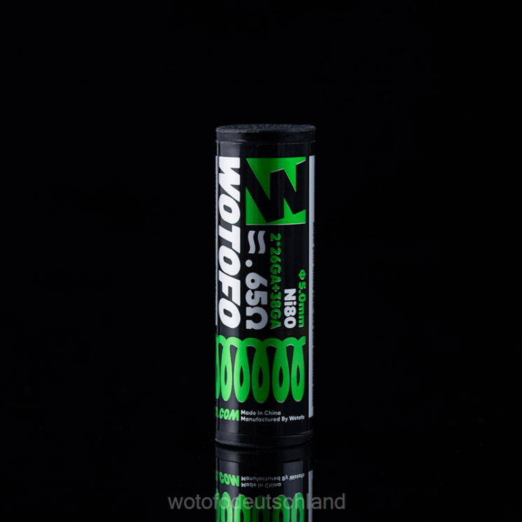 Wotofo Vape Flavours - Wotofo ID vorgefertigte Spule 2P6PL347 Dual Core Fused Clapton 0,65 Ohm 5mm 5St