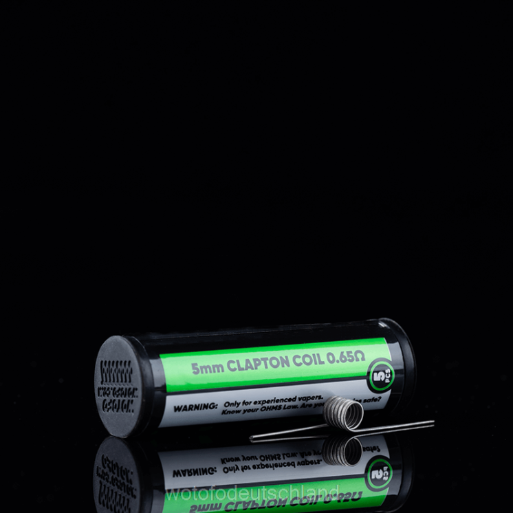 Wotofo Vape Flavours - Wotofo ID vorgefertigte Spule 2P6PL347 Dual Core Fused Clapton 0,65 Ohm 5mm 5St