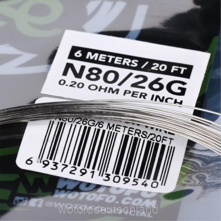 Wotofo Vape Pod - Wotofo vorgefertigte Drahtspule 2P6PL364 Ni90-Wettkampfdraht – 26 g