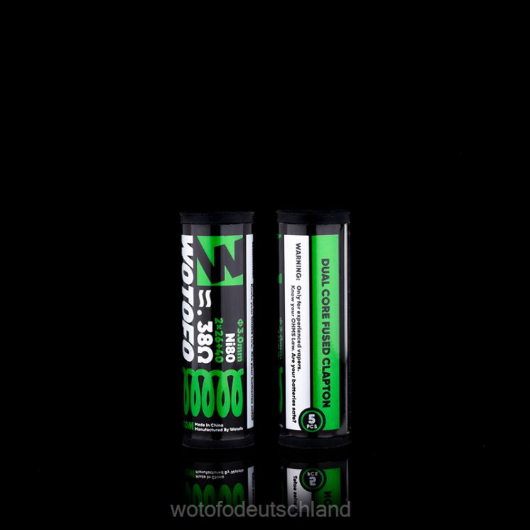 Wotofo Vape Pod - Wotofo vorgefertigte Spulen 2P6PL314 Dual Core Fused Clapton 0,28 Ohm 10 Stück