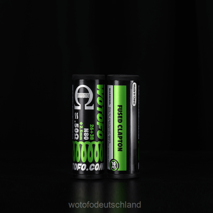Wotofo Vape Pod - Wotofo vorgefertigte Spulen 2P6PL314 Dual Core Fused Clapton 0,28 Ohm 10 Stück
