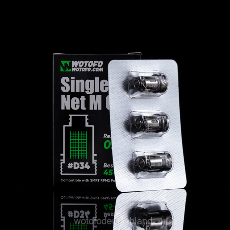 Wotofo Berlin - Wotofo SMRT rpm2 Pod-Spule 2P6PL382 d32 dual nexmesh 3tlg